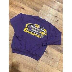 Vintage Minnesota Vikings 1998 NFC Central Division Champions Sweatshirt